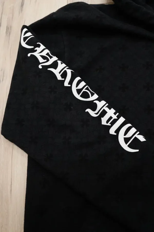 Chrome Hearts Monogram Vertical Logo Hoodie
