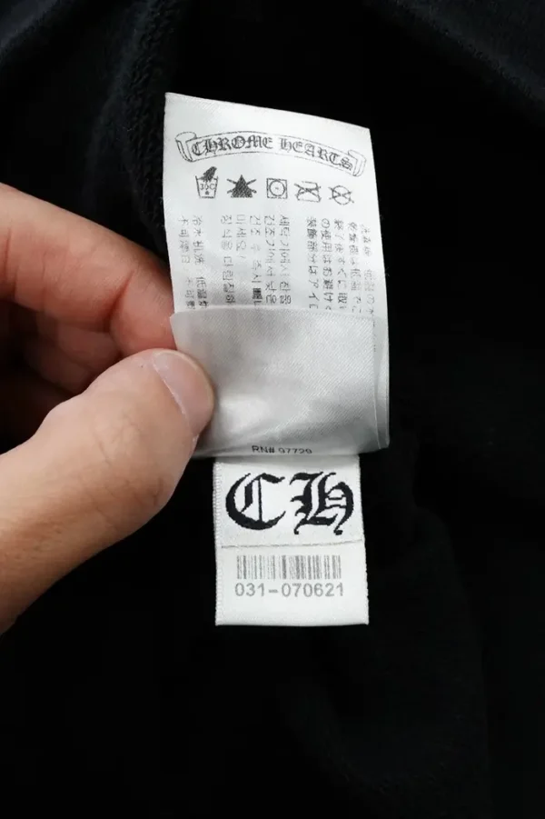 Chrome Hearts Monogram Vertical Logo Hoodie