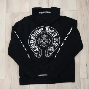 Chrome Hearts Monogram Vertical Logo Hoodie