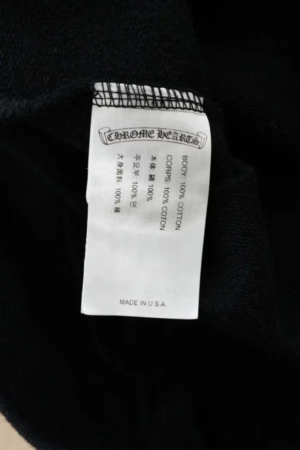 Chrome Hearts Monogram Vertical Logo Hoodie